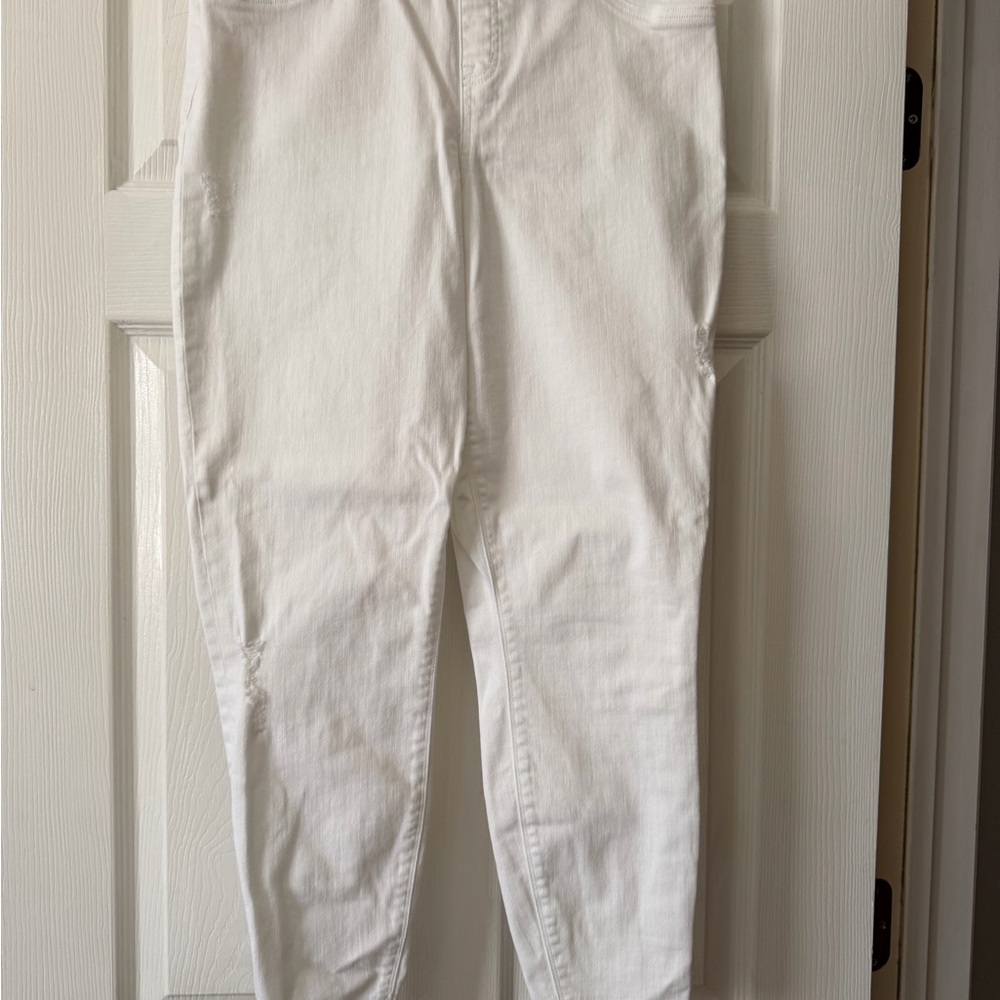 SPANX White Skinny Jeans